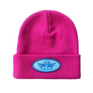 Boys Lie "Don't Test Me Beanie" in Hot Pink NWT